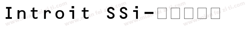 Introit SSi字体转换
